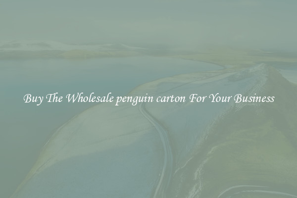  Buy The Wholesale penguin carton For Your Business 