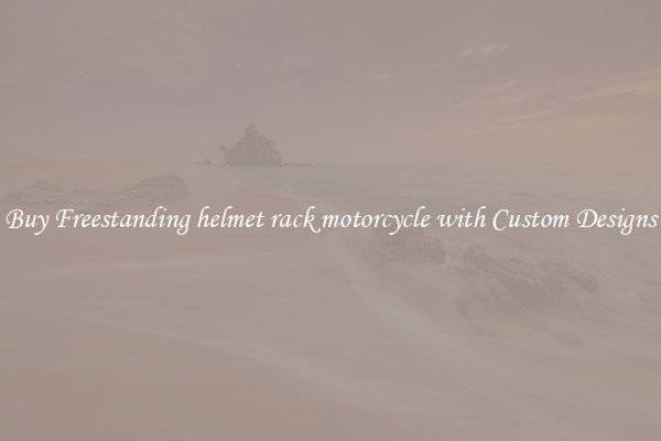 Buy Freestanding helmet rack motorcycle with Custom Designs