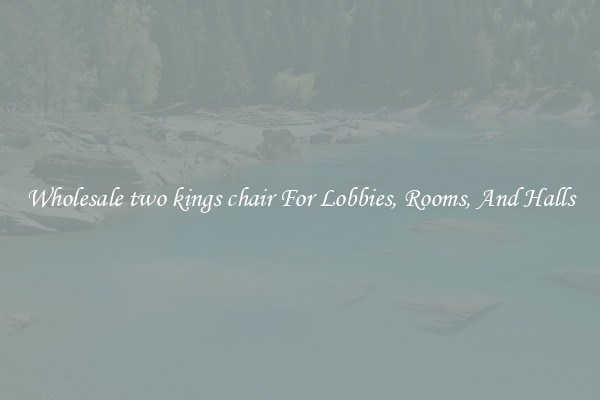 Wholesale two kings chair For Lobbies, Rooms, And Halls