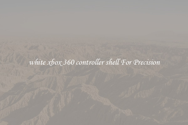 white xbox 360 controller shell For Precision