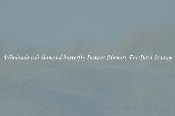 Wholesale usb diamond butterfly Instant Memory For Data Storage